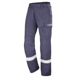 Pantalon de travail multirisques ATEX REFLECT 300 Bleu Marine CEPOVETT SAFETY