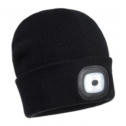 Bonnet Beanie avec LED rechargeable - Portwest