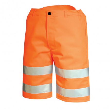 Bermuda Fluo Safe Haute Visibilité Cepovett Safety