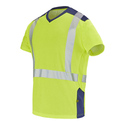 Tee-shirt Manches Courtes GHARBI FLUO SAFE XP