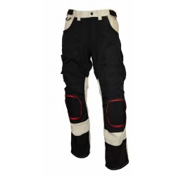 Pantalon de travail ergonomique Ilkott YP 71 Beige et Noir photo produit vue de devant
