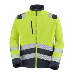 Softshell Tatras Jaune Fluo / Bleu Navy Cepovett Safety