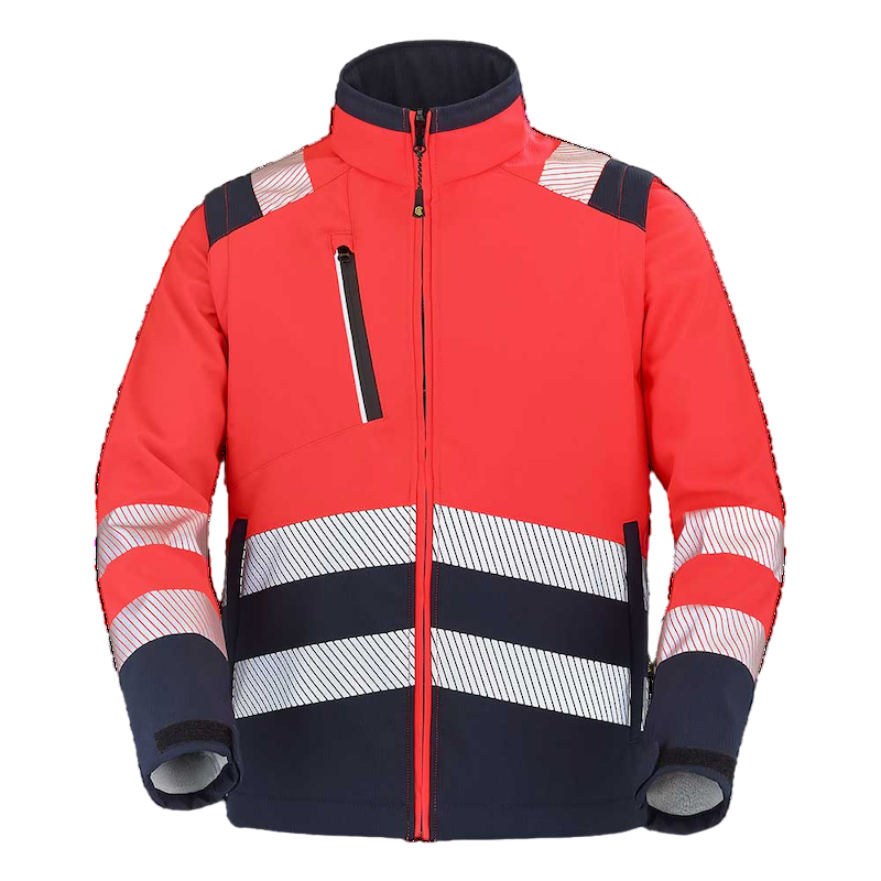 Softshell Tatras XP Rouge Fluo / Bleu Navy Cepovett Safety