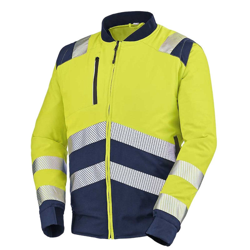 Blouson Teddy Alpilles Jaune Fluo / Bleu Navy Cepovett Safety