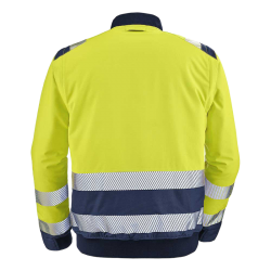 Blouson Teddy Alpilles Jaune Fluo / Bleu Navy Cepovett Safety