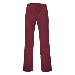 Pantalon de cuisine mixte REGLISSE Bordeaux Lafont