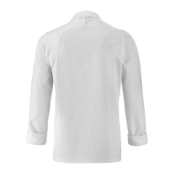 Veste de cuisinier profesionnel manches longues BASIL 2BSLCP Blanc lafont