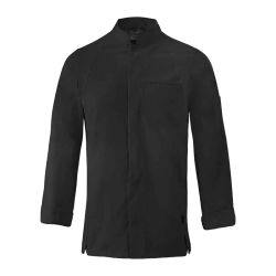 Veste de cuisine manches longues homme Basil Noir Lafont