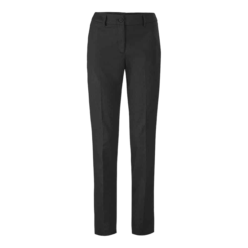 Pantalon de service femme coupe cigarette LATTE Noir Lafont