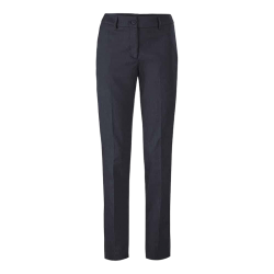 Pantalon de service femme coupe cigarette LATTE Bleu Marine Lafont