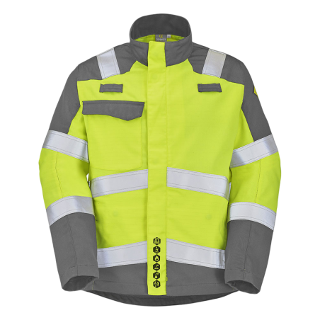 Blouson multirisques BLANCAS ATEX HV 260 XP CEPOVETT SAFETY JAUNE FLUO / GRIS ACIER