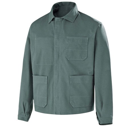 Veste Essentiels Polyester Coton Vert US Cepovett Safety