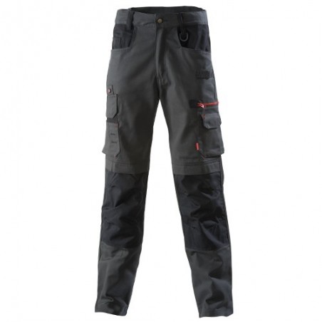 Pantalon Foras Gris Charcoal / Noir Work Attitude LAFONT